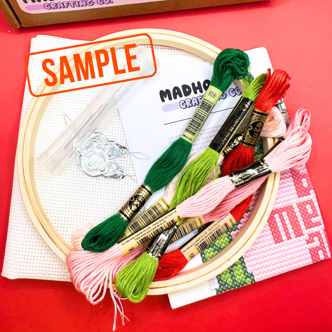 On My Way To Buy More Stickers - Includes Everything You Need - 6 inch hoop