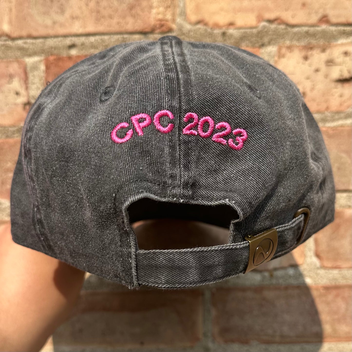 **CLOSEOUT** - CPC23 - Embroidered Washed Navy Dad Hat