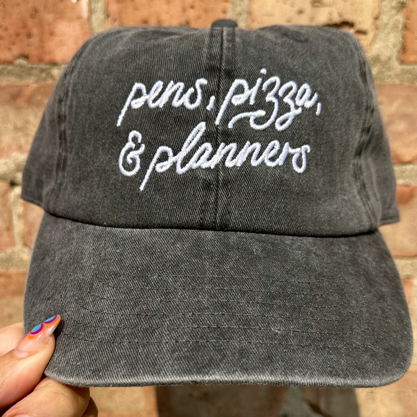 **CLOSEOUT** - CPC23 - Embroidered Washed Navy Dad Hat