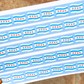 Chicago Flag Washi Tape, the Chicago Collection by Madhouse Crafting