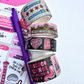 CPC 2025 Stamp Washi Roll Set  - (2) 25mm Rolls - 16 unique stamps
