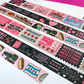 CPC 2025 Stamp Washi Roll Set  - (2) 25mm Rolls - 16 unique stamps