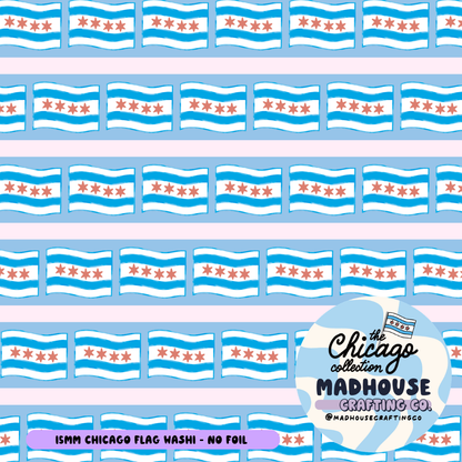 Chicago Flag Washi Tape - 15mm - No Foil