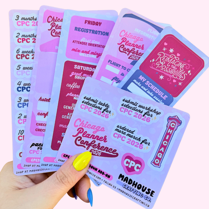 CPC26 Countdown - Sticker Sheet Set