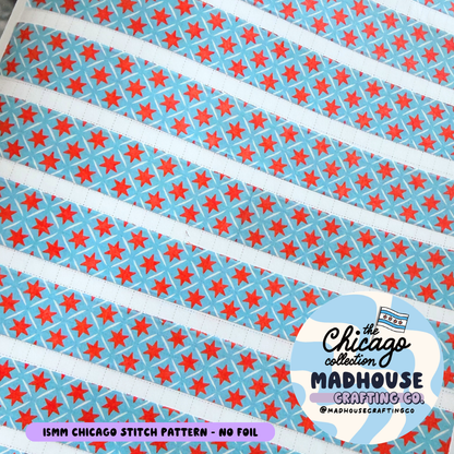 Chicago Stitch Pattern Washi Tape - 15mm - No Foil