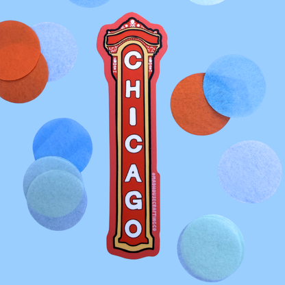 Chicago on State -  Waterproof Matte Vinyl Sticker - 2 available sizes