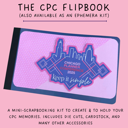 The CPC 2025 Flipbook Scrapbooking Kit & Ephemera Collection