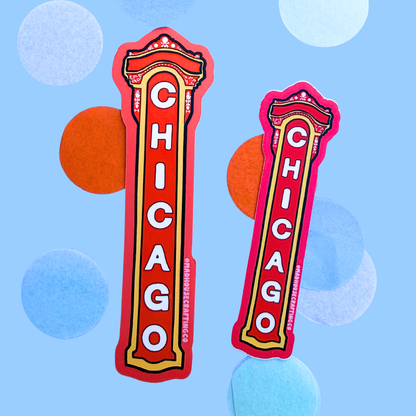 Chicago on State -  Waterproof Matte Vinyl Sticker - 2 available sizes