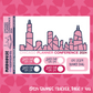 CPC24 Chicago Skyline Tracker - 2-sheet 4 x 6 in Sticker Set