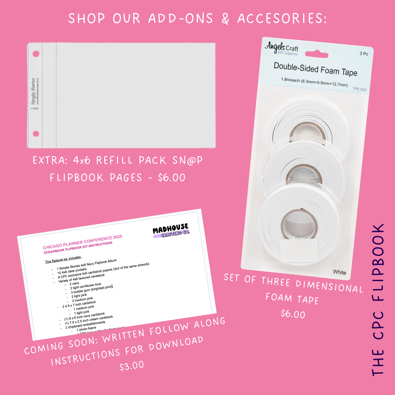 The CPC 2025 Flipbook Scrapbooking Kit & Ephemera Collection