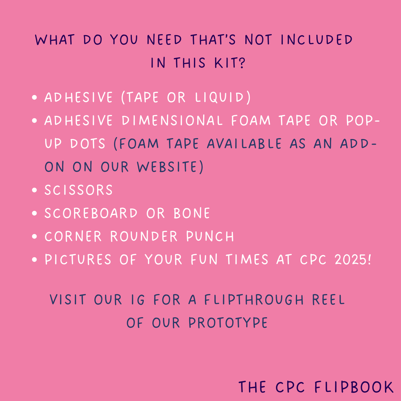 The CPC 2025 Flipbook Scrapbooking Kit & Ephemera Collection