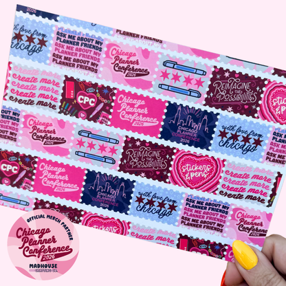 CPC 2026 Stamp Washi Roll - 10 unique stamps