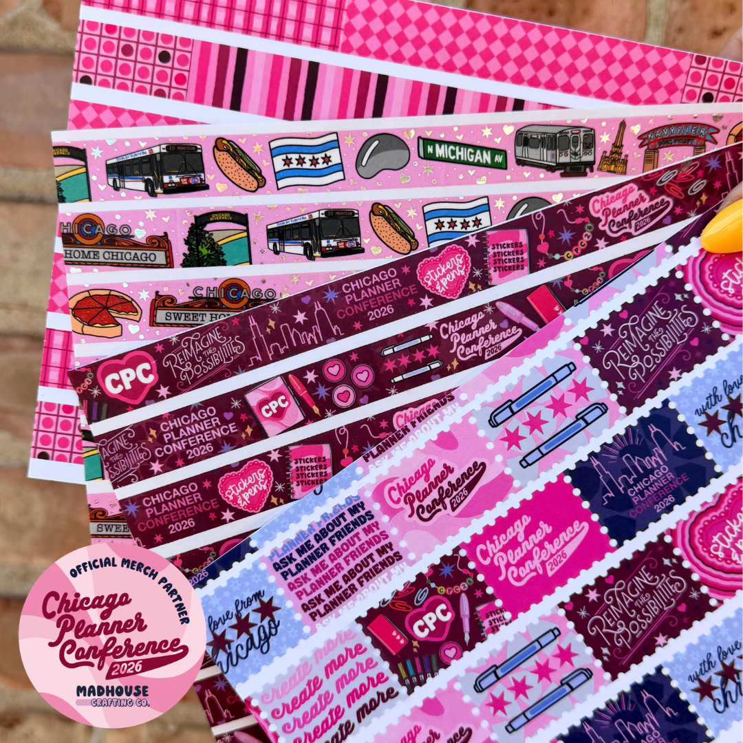CPC 2026 BUY ALL WASHI BUNDLE - 3 washi rolls + 1 stamp washi roll