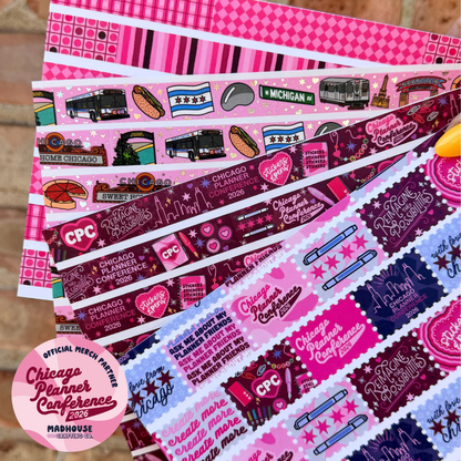 CPC 2026 BUY ALL WASHI BUNDLE - 3 washi rolls + 1 stamp washi roll