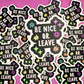 *CLOSEOUT* Be NICE or LEAVE - Die Cut Vinyl Sticker