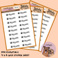 Dog Park | 4x6 Sticker Sheet | the Stanley & Bucky Donut Collection