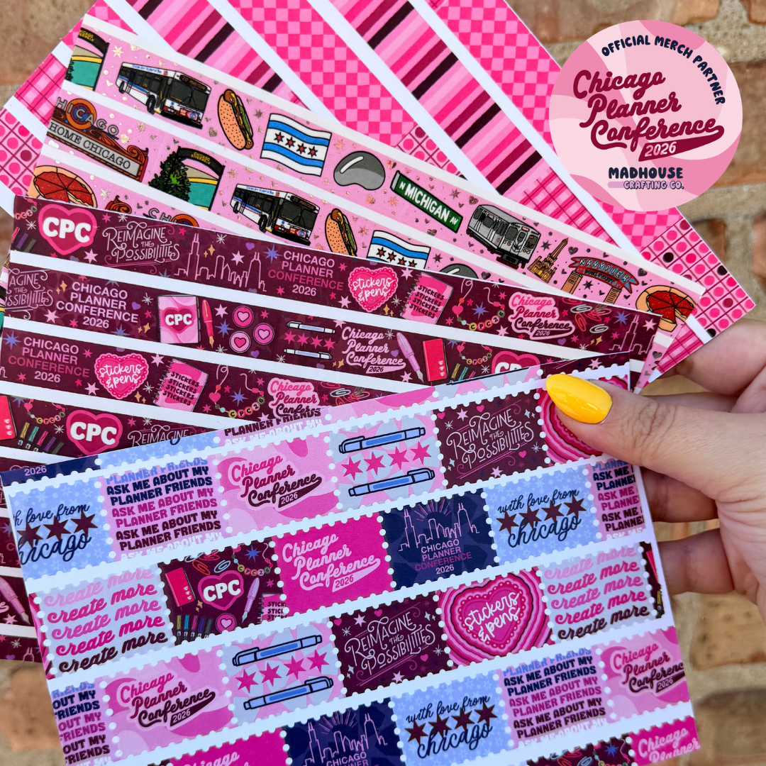 CPC 2026 Stamp Washi Roll - 10 unique stamps