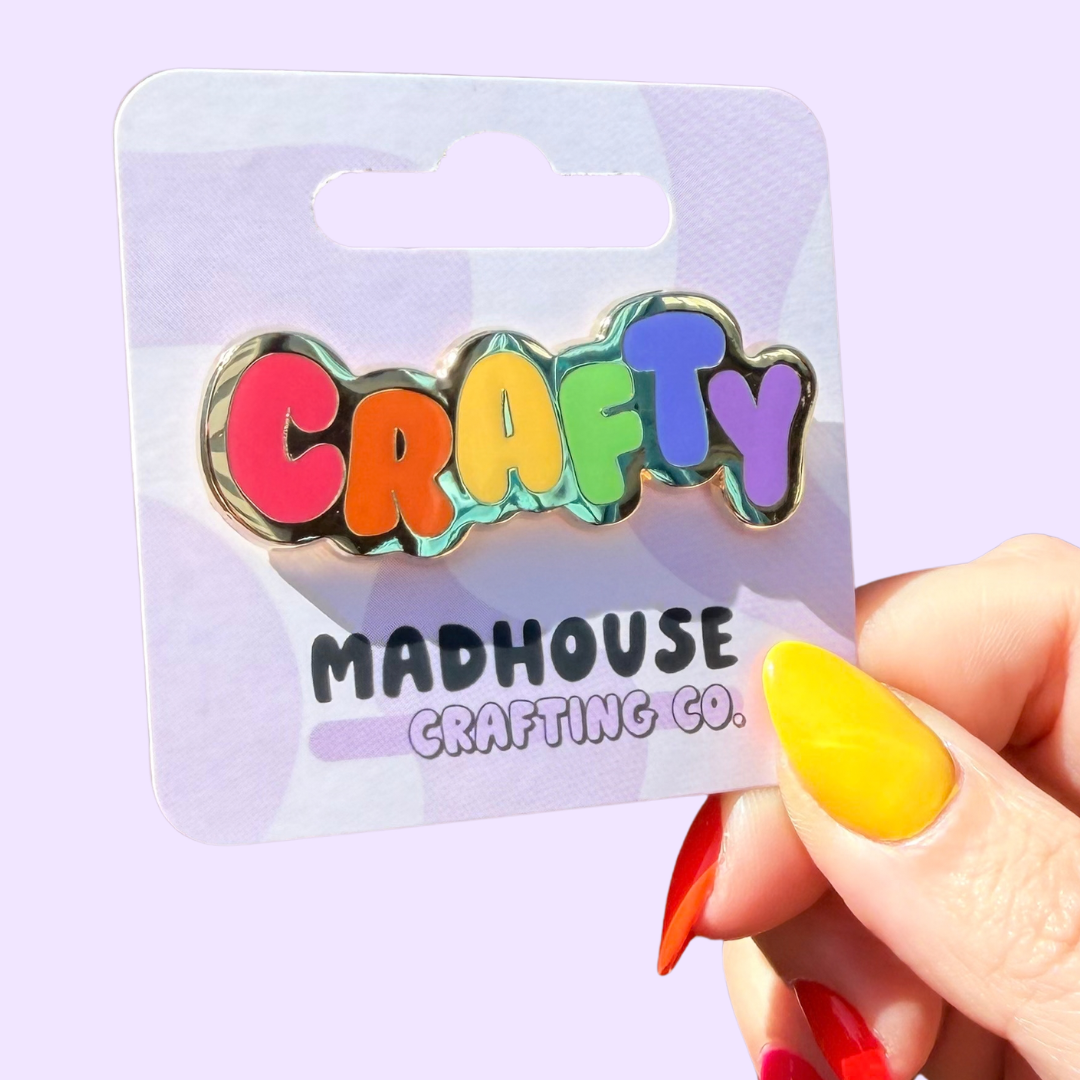 Crafty in Color  - Hard Enamel Gold Pin