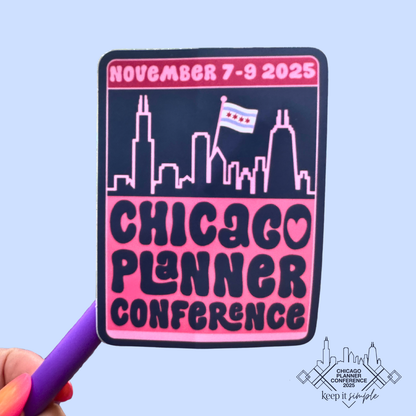 CPC26 Sticker Poster - Oversized White Matte Vinyl Die Cut Sticker