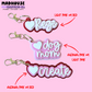 Custom Cute Heart Acrylic Keychain