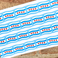 Chicago Flag 20mm Die Cut Washi Tape, the Chicago Collection by Madhouse Crafting