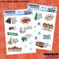 Chicago Holiday Essentials | 4x6 sticker sheet set | The Chicago Collection