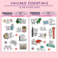 CPC25 - Chicago Essentials - 2-page 4x6in Sticker Set