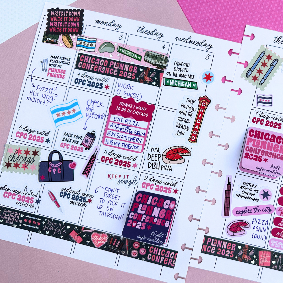 CPC25 Hotel Travel Essentials - 4 x 6 in Sticker Sheet