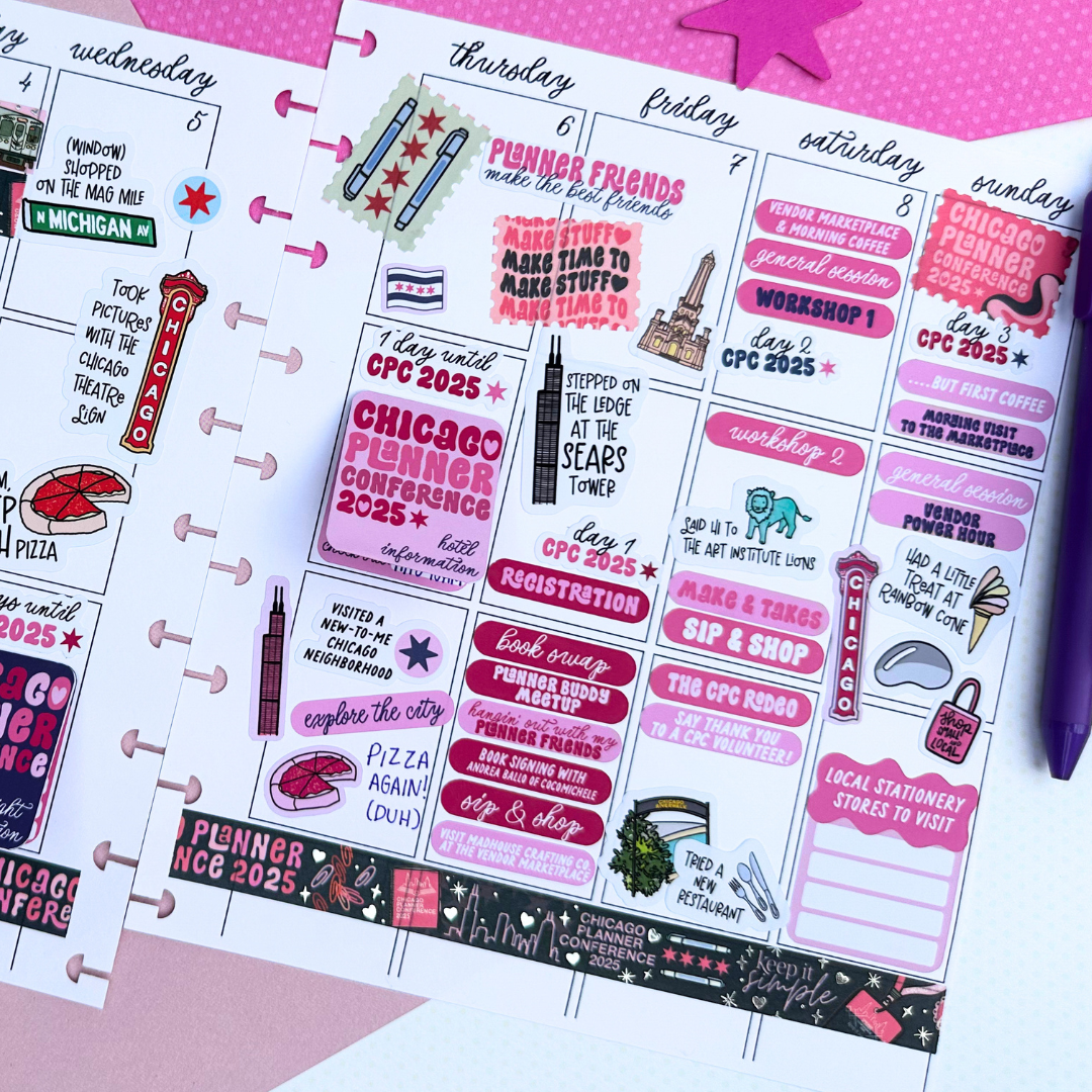 CPC25 Hotel Travel Essentials - 4 x 6 in Sticker Sheet