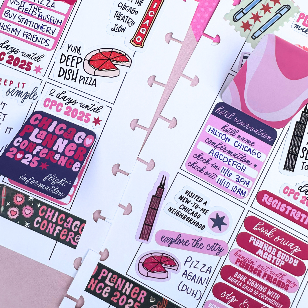 CPC25 Hotel Travel Essentials - 4 x 6 in Sticker Sheet